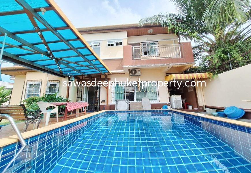 QUICK SALE! 2 Storey House with Private Pool for Sale near HomePro Chalong