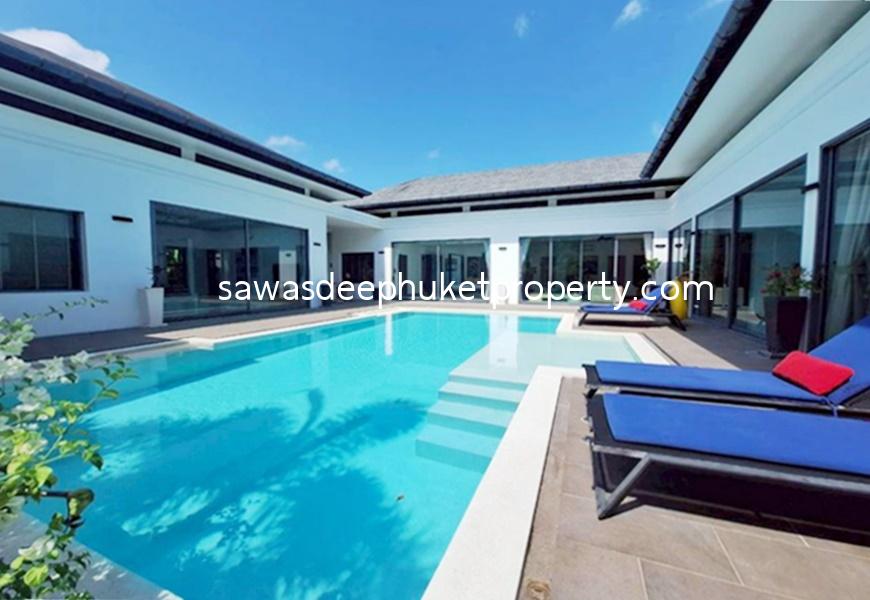 1-Storey Modern Pool Villa near Nai Harn Beach for Sale
